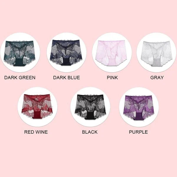😍🔥Soft & Smooth Romantic Silk Lace Panties 😍🔥