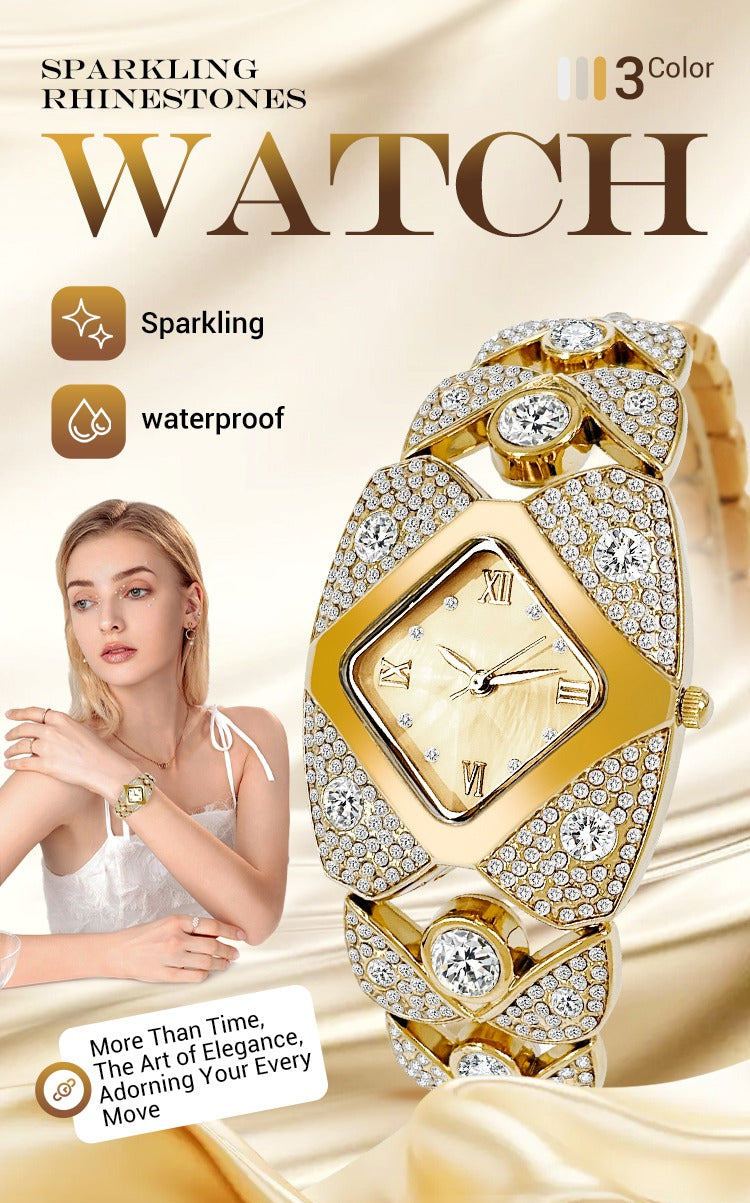 💸 Royal Edition💸😍 Women’s Luxurious Limited Rhinestone TimePiece Quartz Watch🔥 ⭐