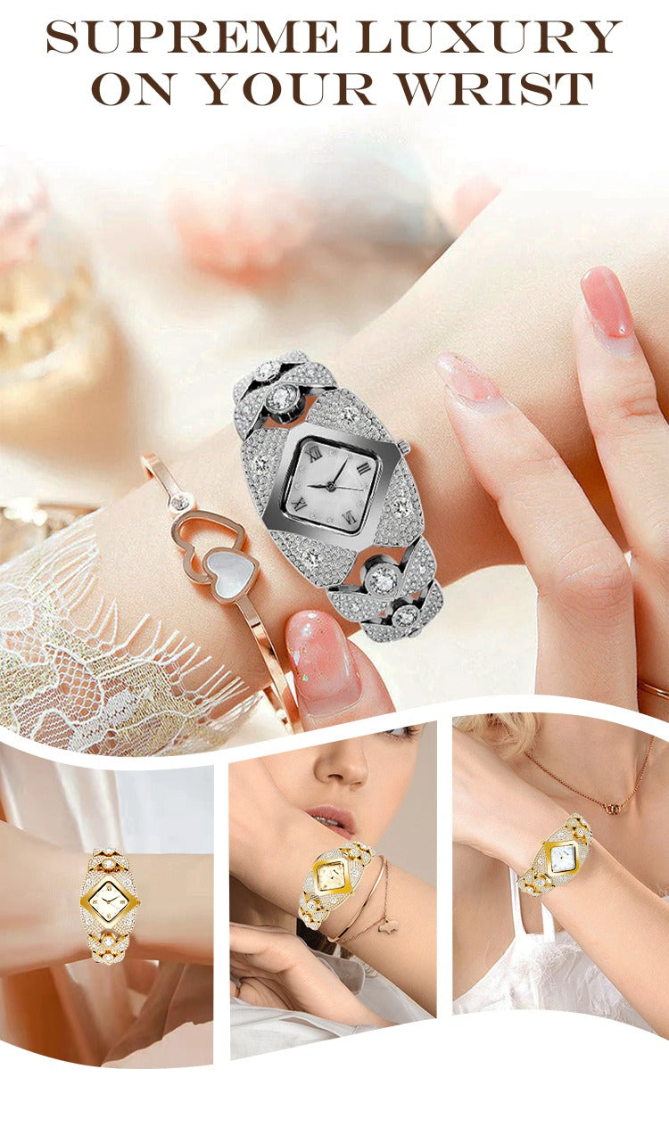 💸 Royal Edition💸😍 Women’s Luxurious Limited Rhinestone TimePiece Quartz Watch🔥 ⭐