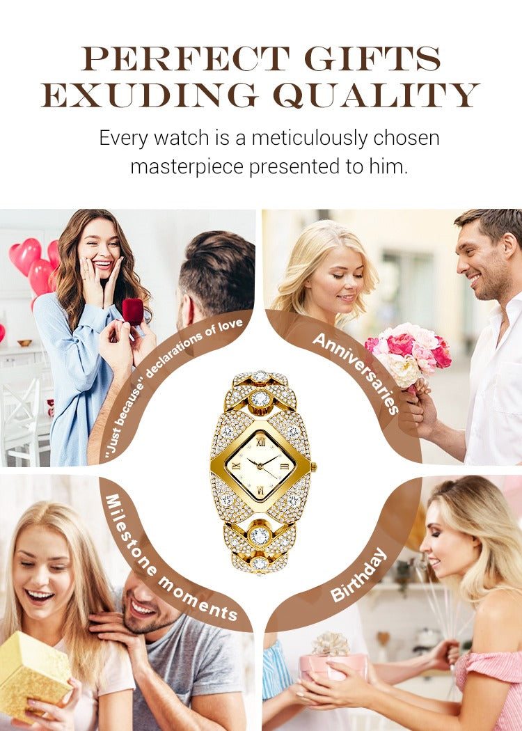 💸 Royal Edition💸😍 Women’s Luxurious Limited Rhinestone TimePiece Quartz Watch🔥 ⭐