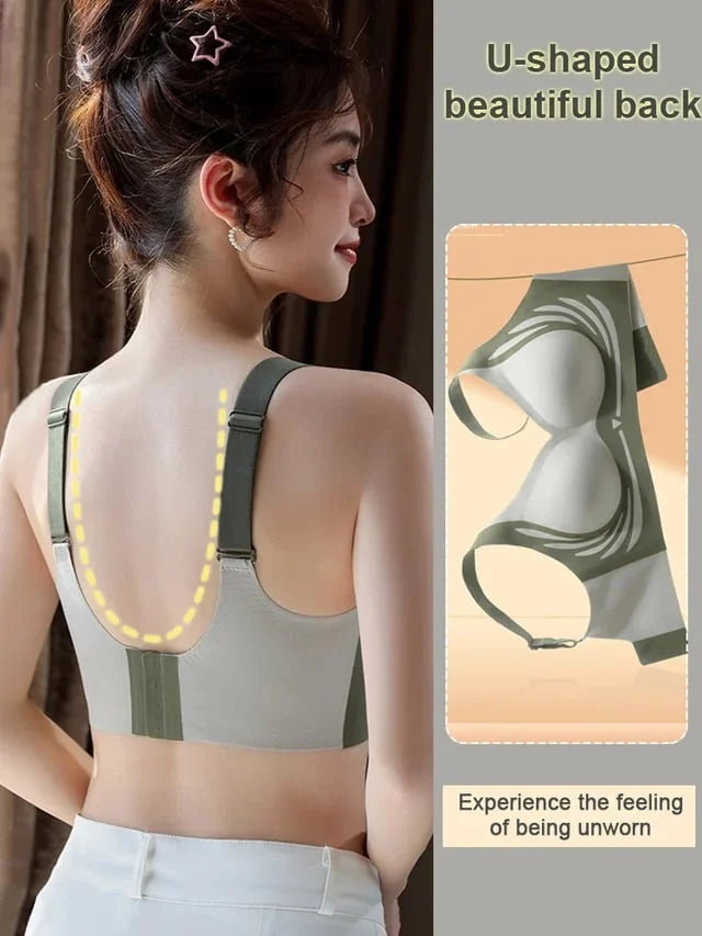 😍🔥 London-Paris Premium Designer Edition Anti-Sagging Mega Lift Padded Wireless Bra🥰🔥 ( PACK OF 3 )