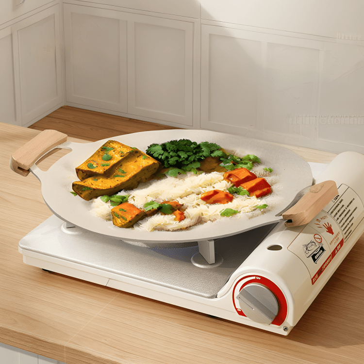 Multi-Purpose Maifan Stone Non-Stick Grill Pan(42cm)