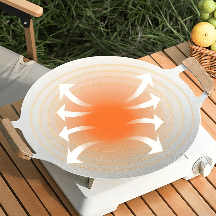Multi-Purpose Maifan Stone Non-Stick Grill Pan(42cm)