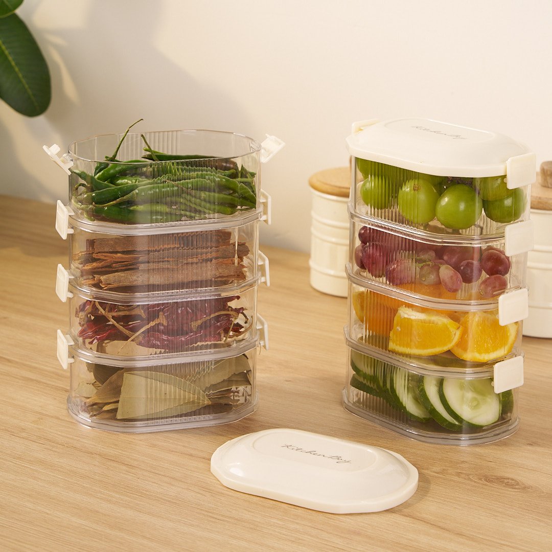 Multilayer Seasoning Storage Box