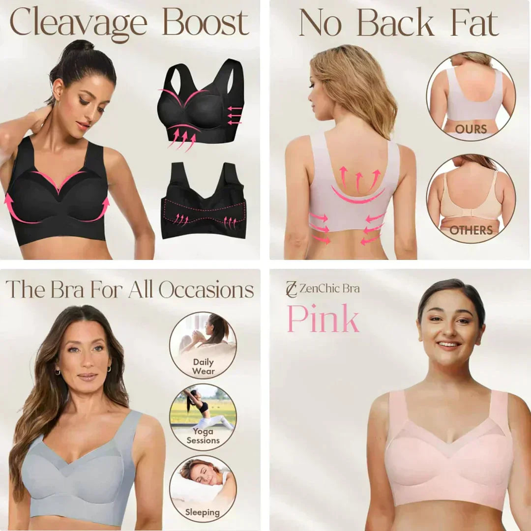 😍🔥Daily Comfort Extra Soft-Supportive Padded Wireless Bra 🔥 ( Pack of 3 )
