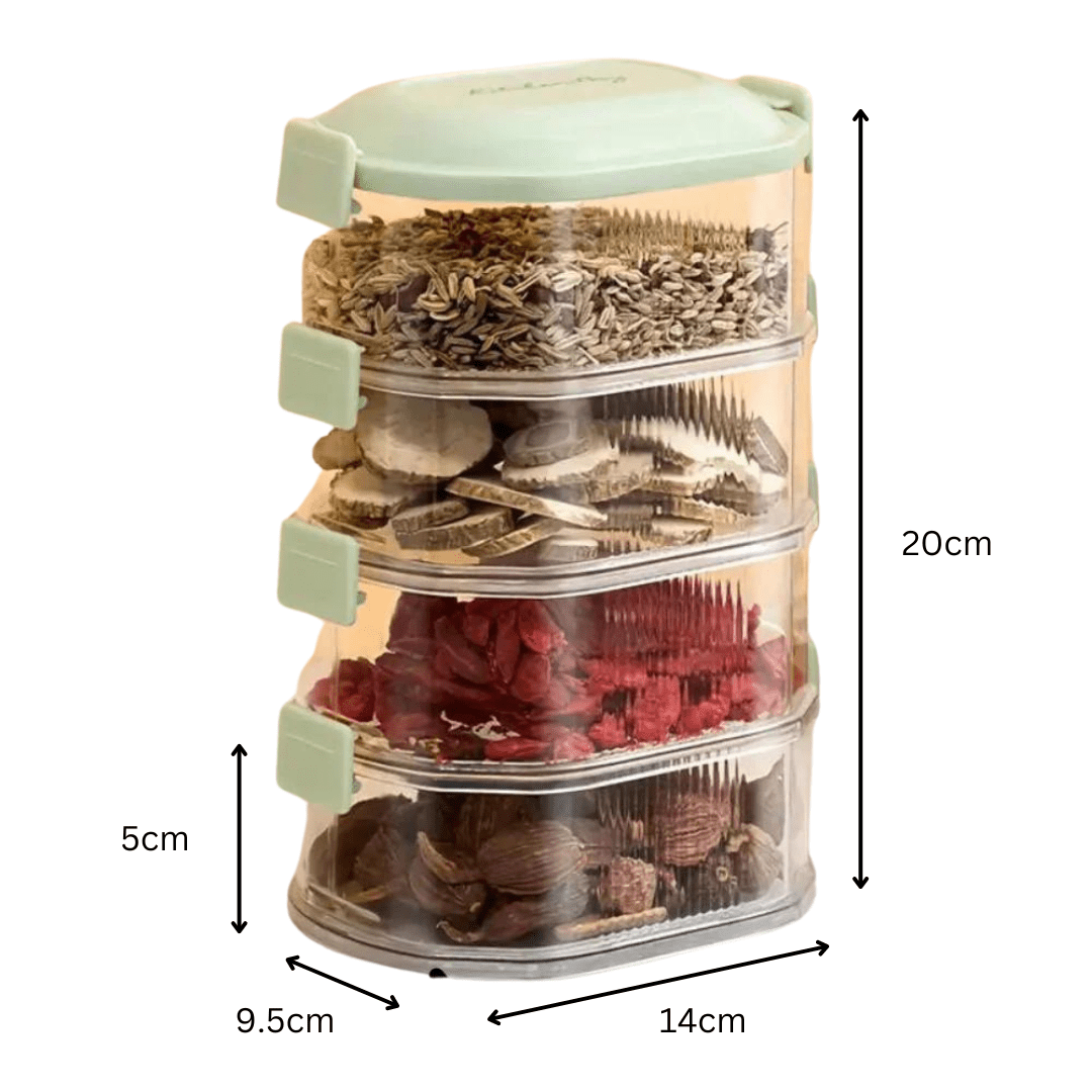 Multilayer Seasoning Storage Box