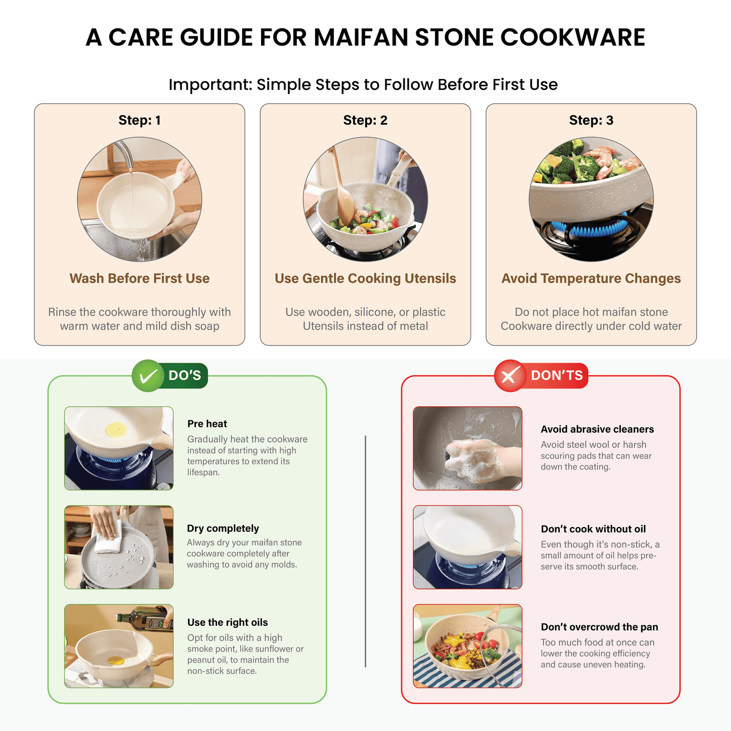 Multi-Purpose Maifan Stone Non-Stick Grill Pan(42cm)