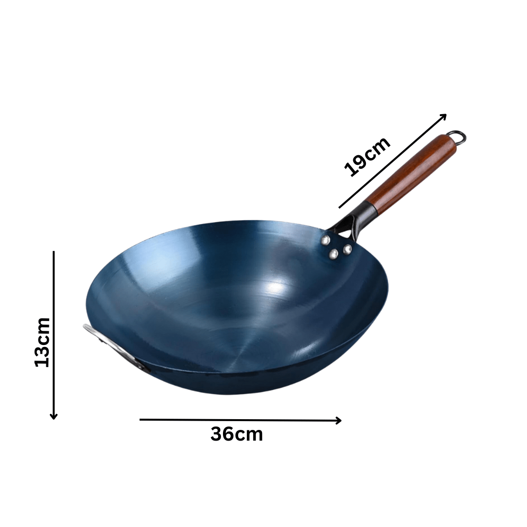 Heavy Duty Non-Stick Pan With Wood Handle