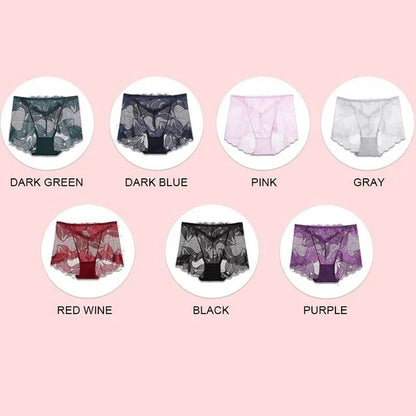 😍🔥Soft & Smooth Romantic Silk Lace Panties 😍🔥