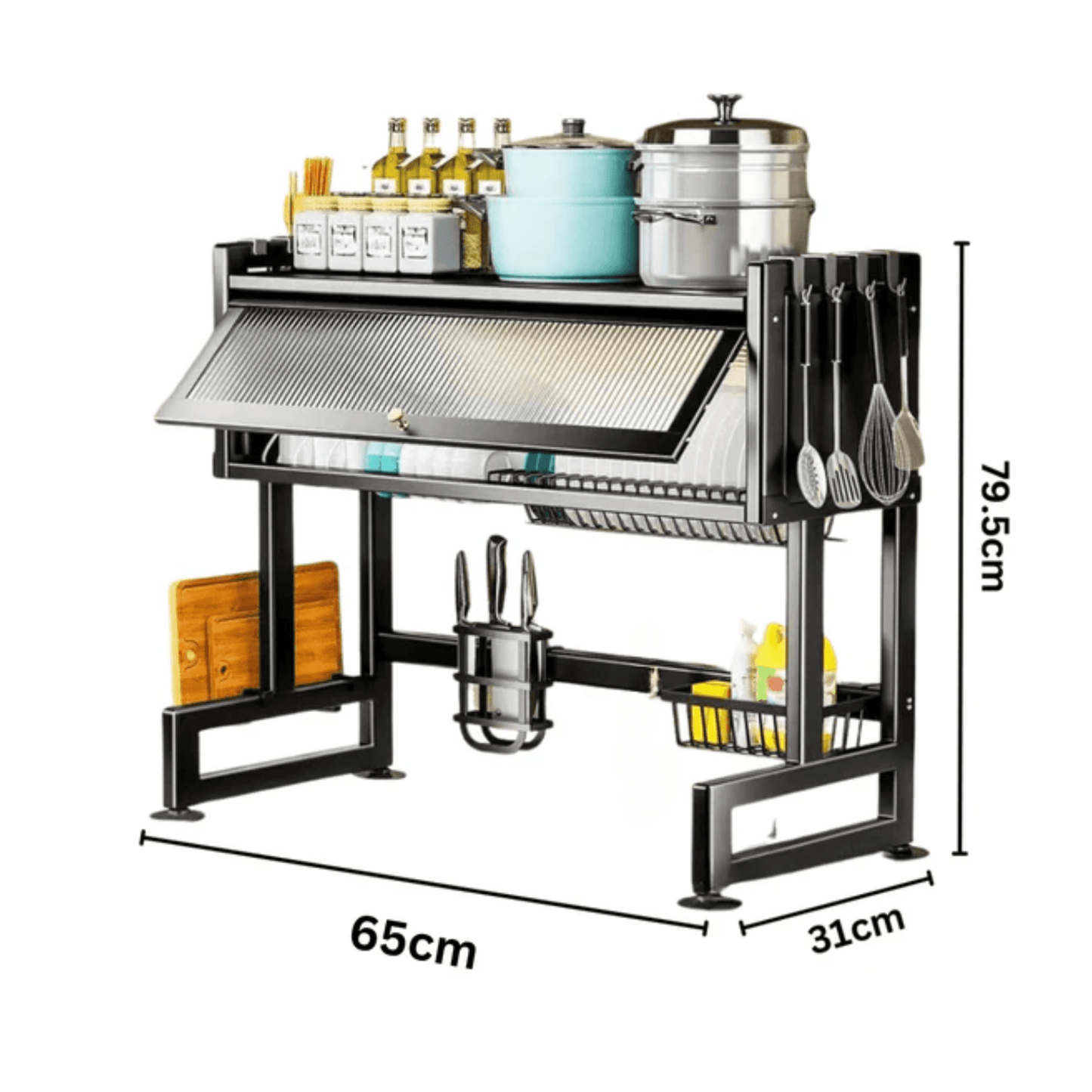 Large Space Multi-Tier Storage Rack