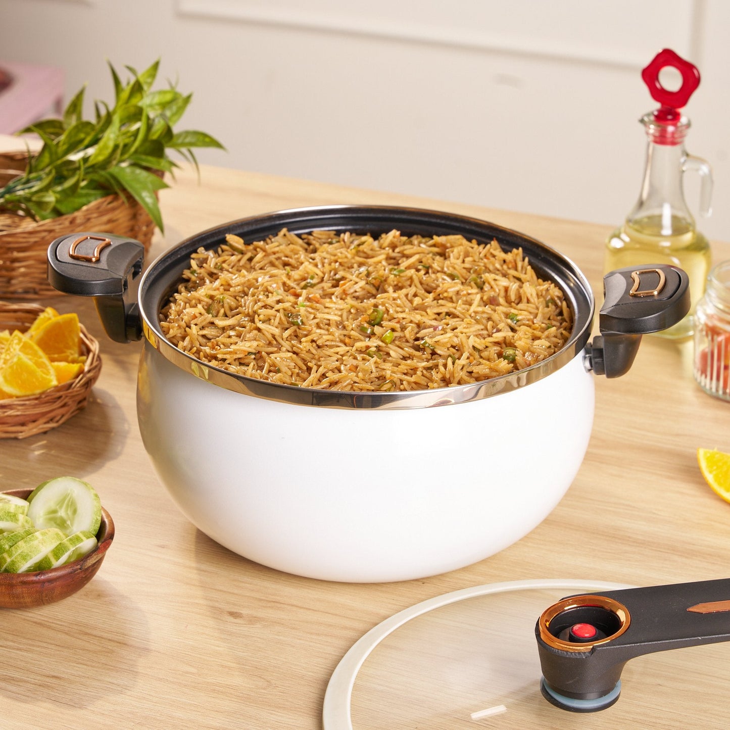 Non-Stick Double Air-Pressure Cooker
