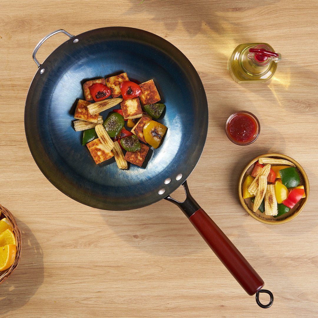 Heavy Duty Non-Stick Pan With Wood Handle