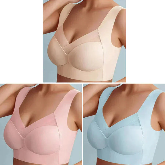 😍🔥Daily Comfort Extra Soft-Supportive Padded Wireless Bra 🔥 ( Pack of 3 )