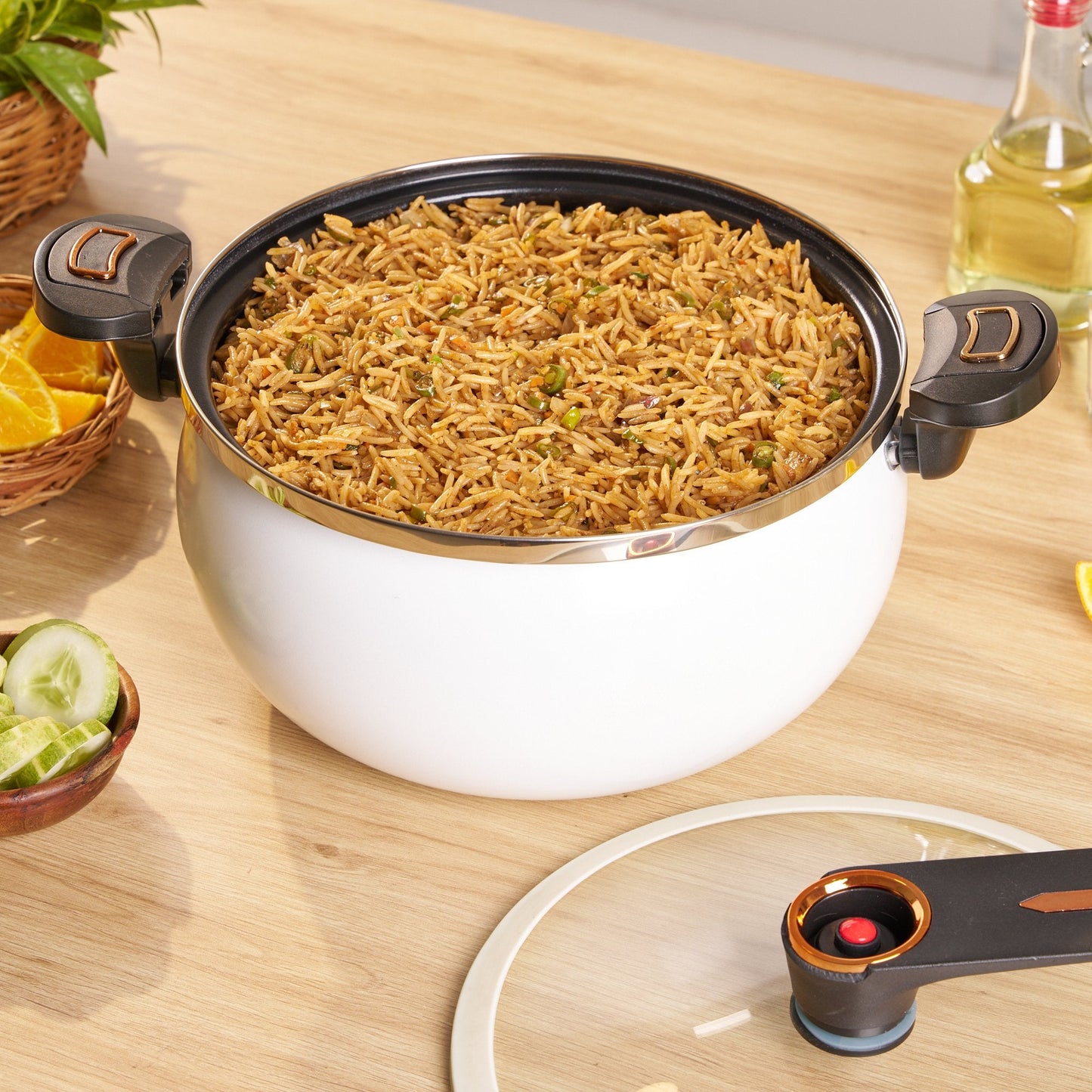Non-Stick Double Air-Pressure Cooker