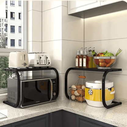 Multi-Purpose Stainless Steel Microwave Rack
