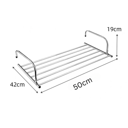 Easy Fit Balcony Clothes Hanger