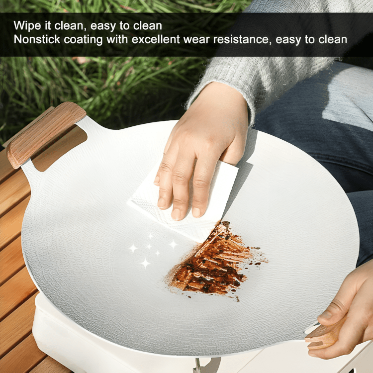 Multi-Purpose Maifan Stone Non-Stick Grill Pan(42cm)