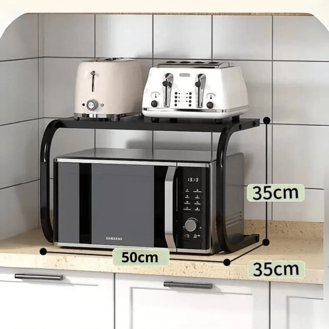 Multi-Purpose Stainless Steel Microwave Rack