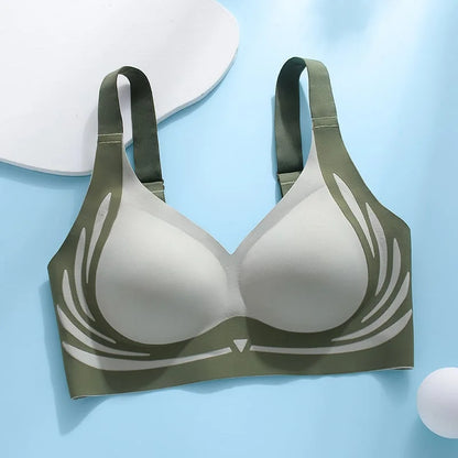 😍🔥 London-Paris Premium Designer Edition Anti-Sagging Mega Lift Padded Wireless Bra🥰🔥 ( PACK OF 3 )