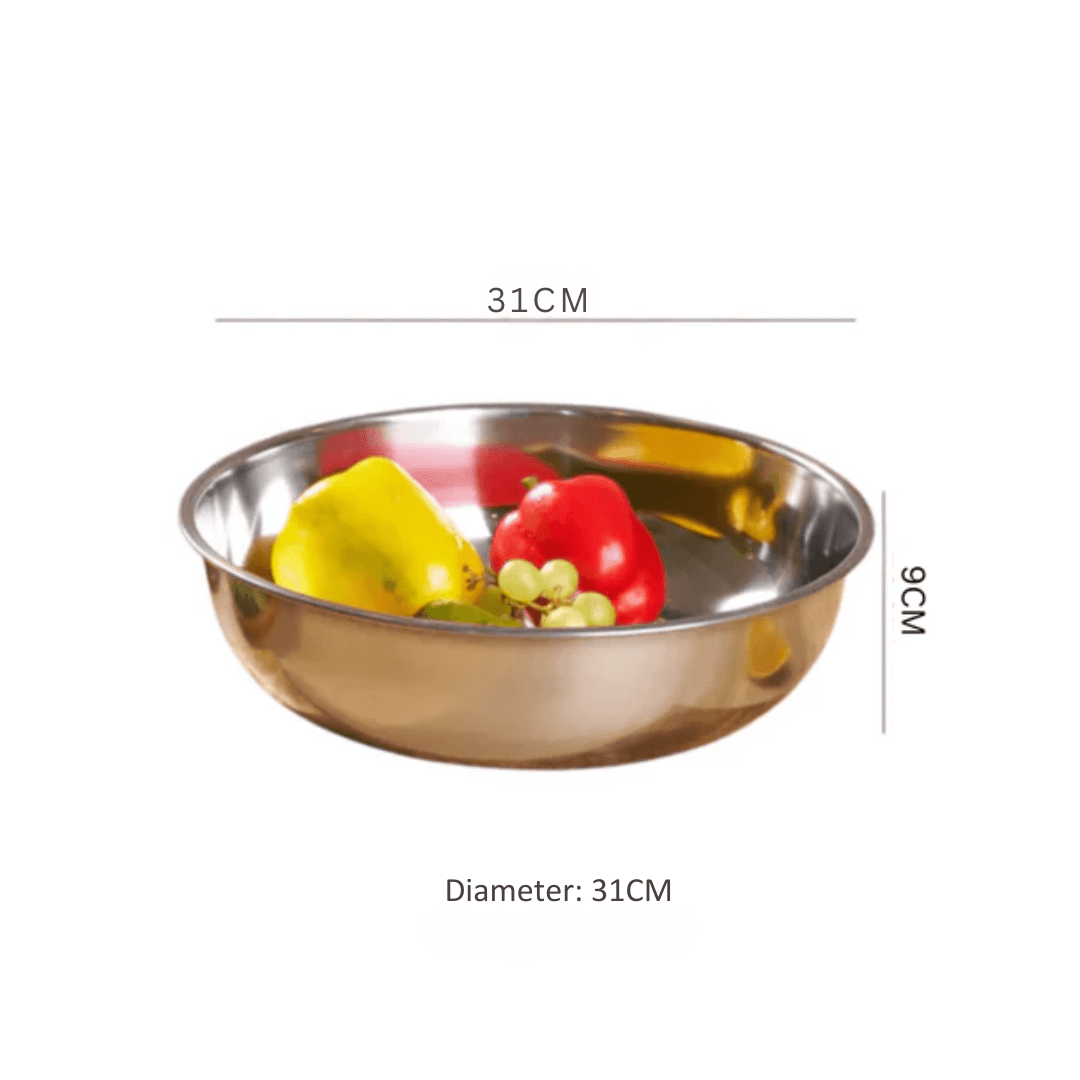 Multi-Purpose Stainless Steel Kitchen Bowl