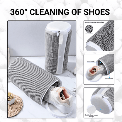 Fluffy Fibers Shoe Washing Bag