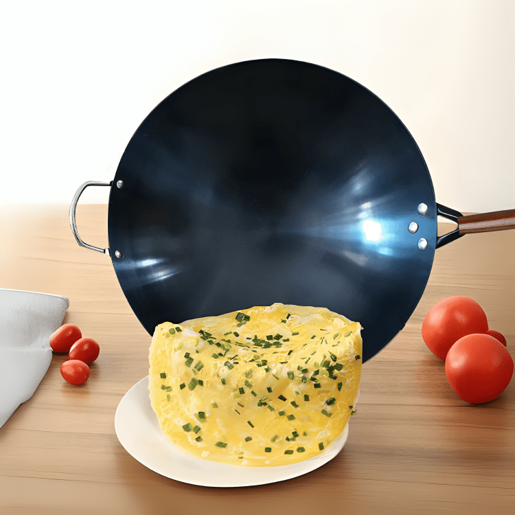 Heavy Duty Non-Stick Pan With Wood Handle